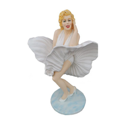 Abstract figure, Marilyn Monroe sculpture, life-size, 60s style dress, USA, 165 cm