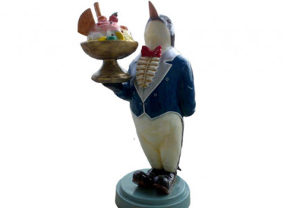 Ice Cream Figure Statue Stand Ice Cream Shop Penguin Gastronomy Statues 175cm New