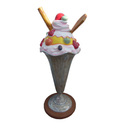 Ice Cream Figure Statue Stand Ice Parlor Restaurant Gastronomy Figure 165 cm