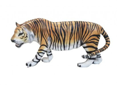 African Tiger Decorative Statue Garden Figures Statues 175cm Life-Size