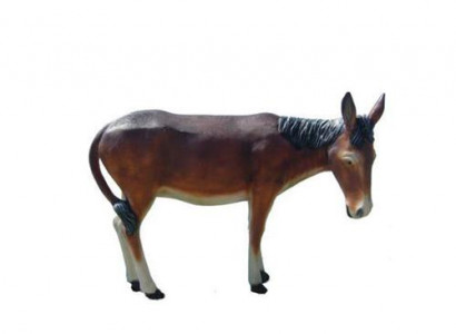 Donkey Decorative Statue Garden Figures Statues 150 cm Life-size Figure Plastic