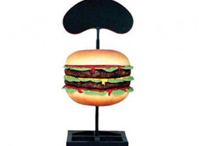 Sculpture Double Cheeseburger Hamburger Figure Statue