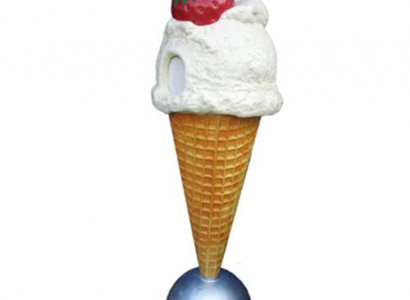 Ice Cream Figure Statue Display Rabbit Ice Cream Shop Gastronomy Statues 170cm New