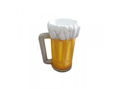 Beer Garden Mug Display Sculpture Glass Figure Sculptures 93cm Display Advertisement