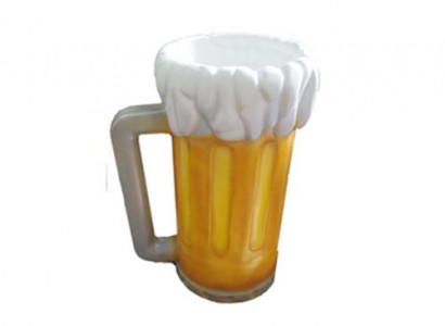 Beer Garden Mug Display Sculpture Glass Figure Sculptures 93cm Display Advertisement