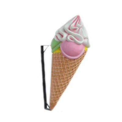 Ice cream parlor wall decoration figures gastronomy sculptures new 110 cm