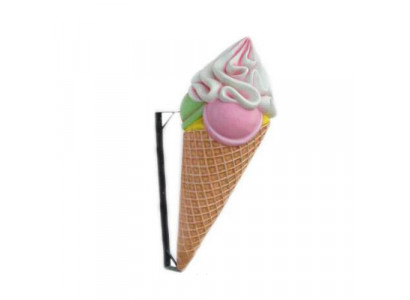 Ice cream parlor wall decoration figures gastronomy sculptures new 110 cm