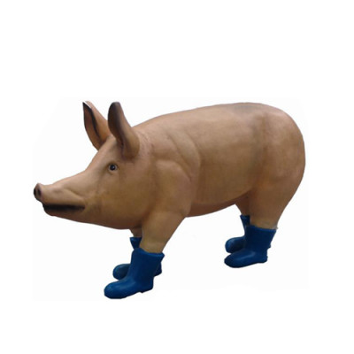 Decoration Garden Figure Statue Figures Statues Deco New Sculptures Pig 100cm