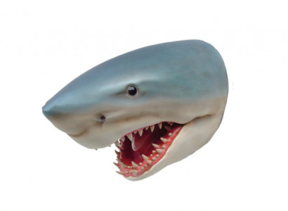 Sculpture Shark Wall Fish Sculptures Figures Statues Sculpture Statue Design 80cm