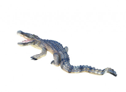 Modern decorative life-size crocodile sculpture Nile 180 cm garden decoration new