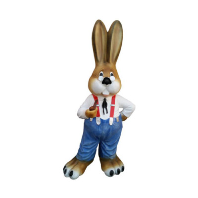 Hare figure abstract figures statues modern statue colorfully painted new 137cm
