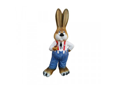 Hare figure abstract figures statues modern statue colorfully painted new 137cm