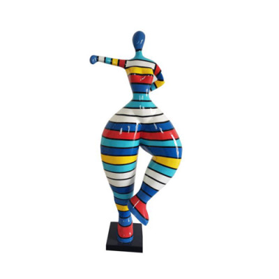 Modern Figure Ballerina PVC Sculpture Decoration 85cm Decorative Figures Statues New