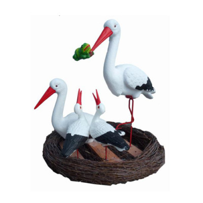 Stork bird figure abstract figures modern painted new 80cm statue new statues