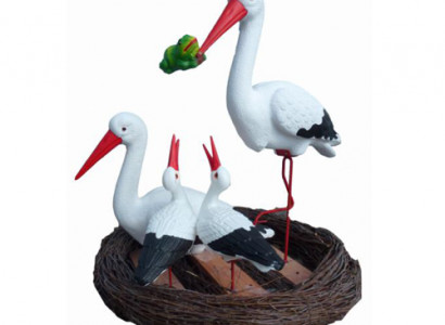 Stork bird figure abstract figures modern painted new 80cm statue new statues