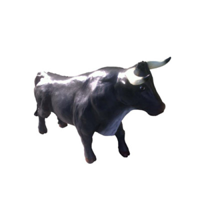 Bull Decorative Statue Garden Figures Statues 110 cm Life-Size Figure Plastic