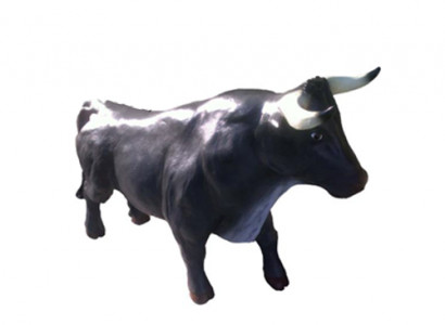 Bull Decorative Statue Garden Figures Statues 110 cm Life-Size Figure Plastic