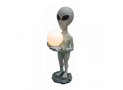 Modern table lamp Unusual lamp Alien figure Lighting sculpture Figures