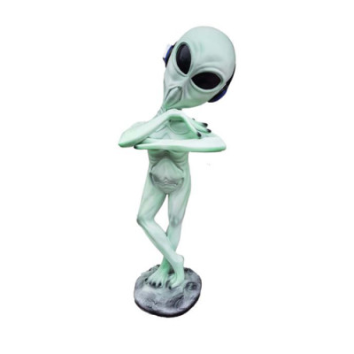 Decorative Figure Statue Sculpture 92 cm Figures Statues Sculptures Garden Alien P136