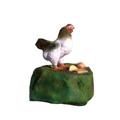 Deco Figurines Hen made of Plastic Easter Decoration Chicken Garden Figure Height 59 cm New