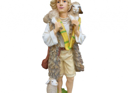 Decorative Figure Statue Sculpture 80 cm Figures Statues Sculptures Garden Shepherd P96