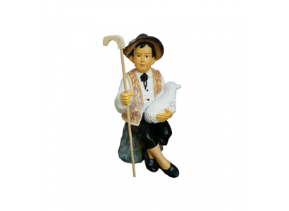 Decorative figure statue sculpture 80 cm figures statues sculptures young shepherd new P123