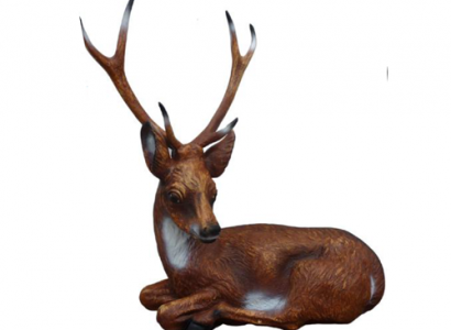 Figures Sculpture Garden Decoration Deco Sculpture Statue Fawn Deer New 80cm