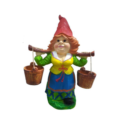 Garden Gnome 73cm Garden Decoration Figures Statues Figure Woman Water New