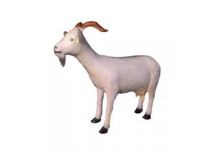 Goat Decorative Statue Garden Figurines Statues 82 cm Life-size Figure