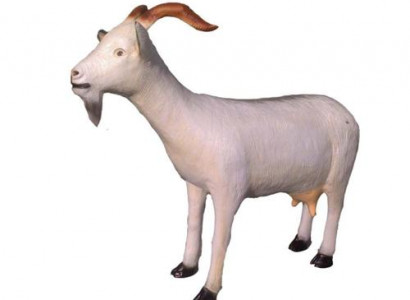 Goat Decorative Statue Garden Figurines Statues 82 cm Life-size Figure