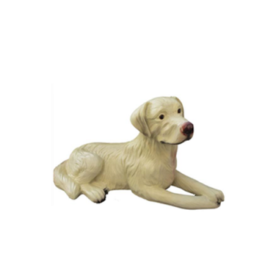 Dog figure dog figurines statues modern beige painted new 88cm statue sculpture