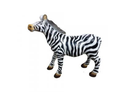Modern design zebra animal garden ornament made of plastic decoration sculpture 70cm new