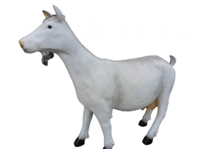 Figures Sculpture Garden Decoration Decor Sculpture Statue Goat Statues Animal 85 cm