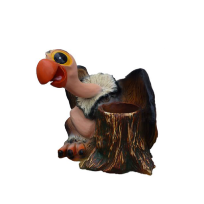Decorative Figure Vulture Bird Garden Figures Sculpture Statues Sculptures 45cm New