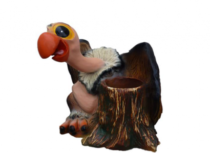 Decorative Figure Vulture Bird Garden Figures Sculpture Statues Sculptures 45cm New