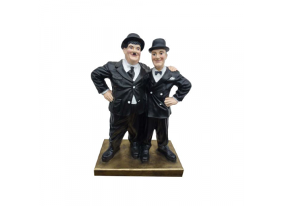 Decorative figure statue sculpture 50 cm figures statues sculptures Laurel and Hardy new
