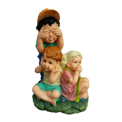 Decorative figurine statue sculpture 48 cm figures statues sculptures hiding children
