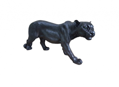 African Panther Decorative Statue Garden Figurines Statues 85cm Life-sized