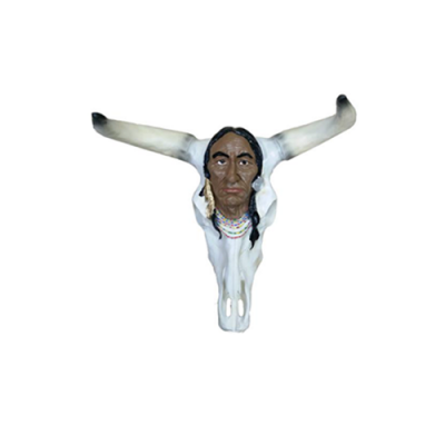 Bull Cow Skull Decoration Not Real 54 cm Wall Design Indian Skull New