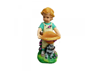 Decorative figure statue sculpture 48 cm figures statues sculptures boy garden P119