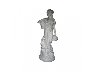 Woman with Basket Decoration Figure Statue Sculpture 64 cm Figures Statues Sculptures R34