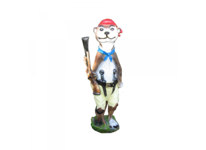 Modern Design Ferret Pirate Garden Plastic Decoration Decor Sculpture 60cm