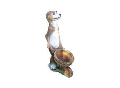 Modern design ferret garden plastic deco sculpture 60cm statue decoration