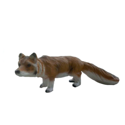 Decoration Garden Plastic Figures Hand-painted Figure Statue Fox 35 cm Statues