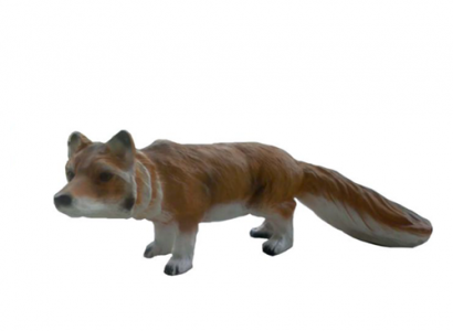 Decoration Garden Plastic Figures Hand-painted Figure Statue Fox 35 cm Statues