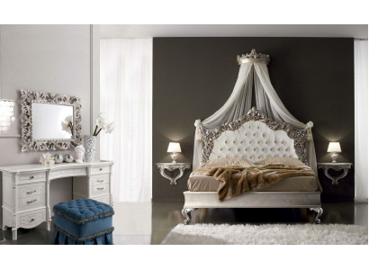 Makeup Table + Mirror + Stool Elegant Dresser Bedroom Chest of Drawers Baroque Rococo