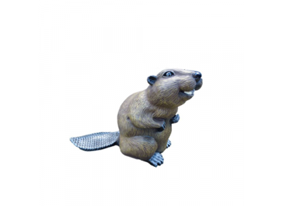 Beaver Figure Statue Statues Figures Garden Winter Decor Sculpture Decoration 40 cm