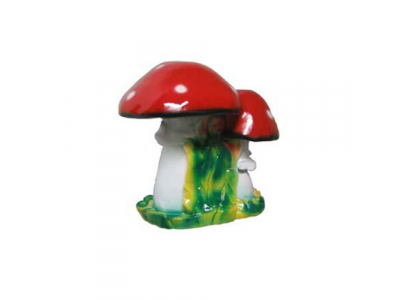 Sculpture Mushroom House Statue Garden Figures 45cm Statues Sculptures Figure New L6