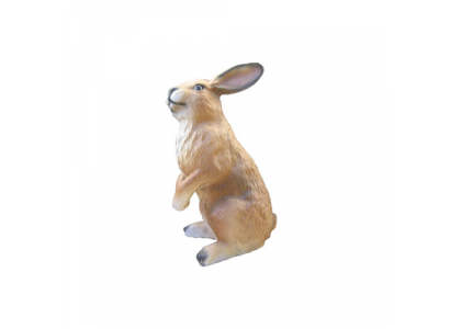 Rabbit Decorative Statue Garden Figurines Statues 37cm Life-size Figure Plastic New