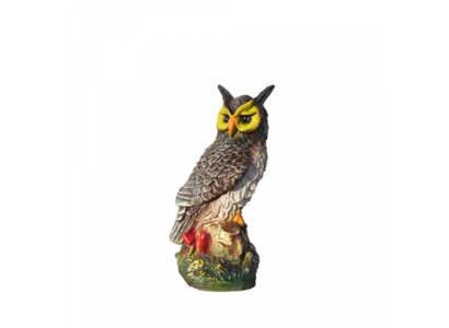 Owl Bird Figure Statue Garden Decoration Sculpture Decor Sculptures